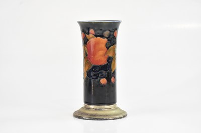 Lot 18 - WILLIAM MOORCROFT; a cylindrical vase,...