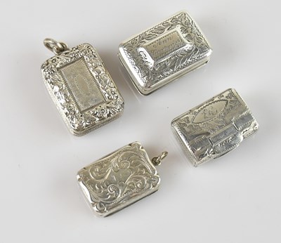 Lot 332 - WILLIAM LEA & CO; a Georgian hallmarked silver...
