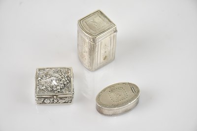 Lot 333 - FORD & SLATER; a Georgian hallmarked silver...