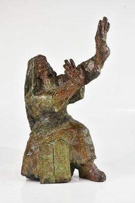 Lot 1328 - GEORGE GACH; a large and impressive bronze...