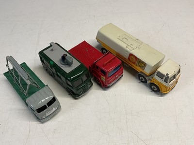 Lot 74 - DINKY; fours trucks comprising Leyland Octopus...