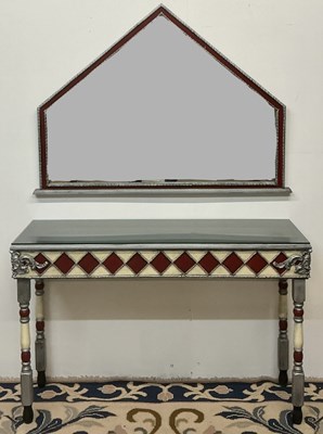 Lot 35 - A modern contemporary rectangular painted...