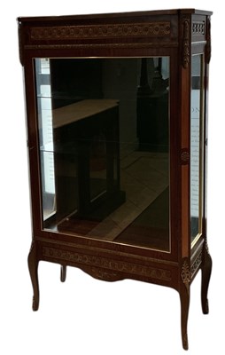 Lot 32 - A French reproduction kingwood veneered,...