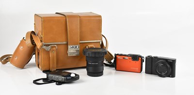 Lot 1428B - Two digital compact cameras, to include a...