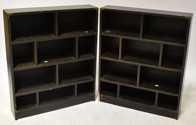 Lot 39 - Three shelving units, two similar in the...