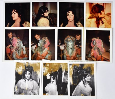 Lot 548 - ELIZABETH TAYLOR; eleven continuity Polaroid...