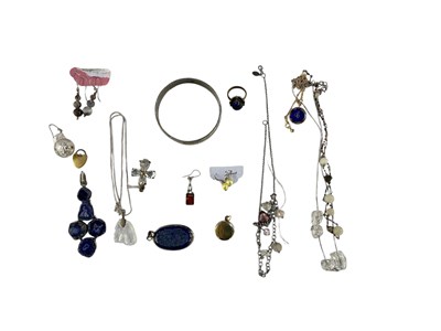 Lot 1463 - A small quantity of assorted 925 silver and...
