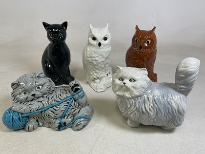Lot 179 - A group of ceramic figures, comprising two...