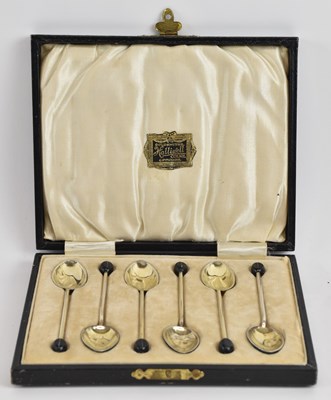 Lot 1187 - BARKER BROTHERS SILVER LTD; a cased set of six...