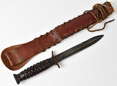 Lot 441 - UTICA CUTLERY CO; a WWII American M3 fighting...