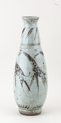 Lot 184 - DORA BILLINGTON (1890-1968); a tall stoneware...
