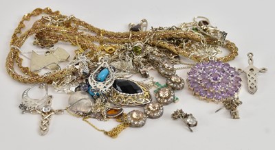 Lot 1430 - A small quantity of assorted 925 silver and...