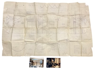 Lot 397 - The original blueprint drawing for the Ext...
