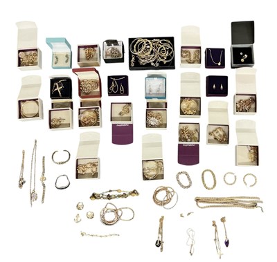 Lot 1432 - A large quantity of assorted gold plated...