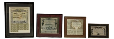 Lot 211 - Four 19th century and later indentures,...