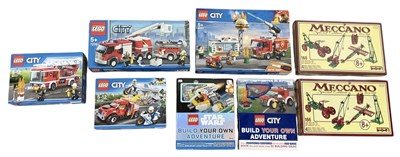 Lot 415 - LEGO; four Lego City unopened sets comprising...