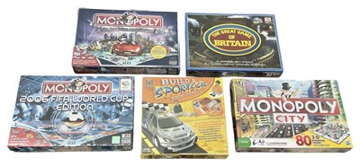 Lot 436 - Five assorted unopened boxed boardgames,...