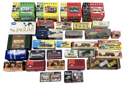 Lot 416 - Approximately thirty boxed diecast model...