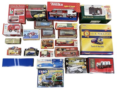 Lot 418 - Approximately twenty-two boxed diecast model...