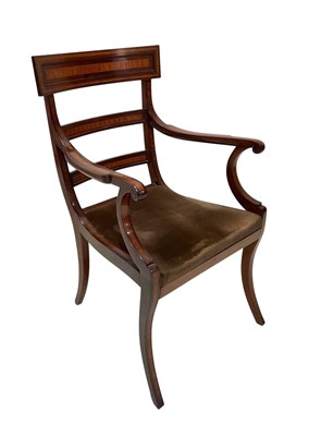 Lot 1023 - An Edwardian mahogany and satinwood inlaid...