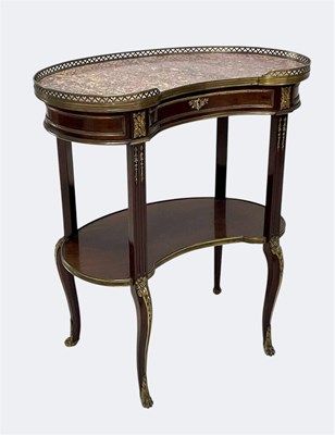 Lot 1011 - A late 19th century French gilt metal mounted...