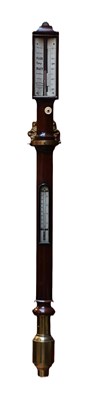 Lot 2309 - MELLING & CO LIVERPOOL; a mahogany and brass...
