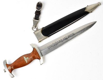 Lot 450 - A WWII German Third Reich SA dagger, the 22cm...