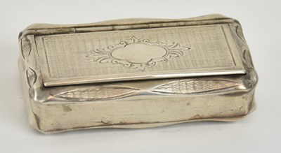 Lot 1156 - An early 20th century white metal rectangular...