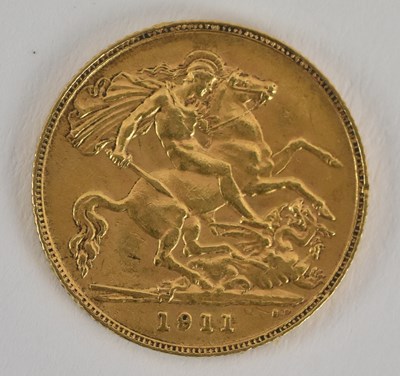Lot 1478 - A George V half sovereign, 1911.