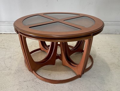 Lot 1114 - G PLAN; a quartet nest of tables, height 47cm,...