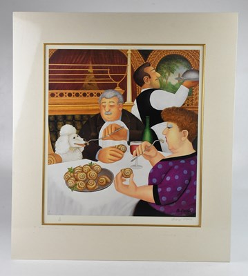Lot 34 - BERYL COOK (1926-2008); pencil signed limited...