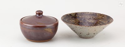 Lot 166 - DEREK DAVIS (1926-2008); a small stoneware...