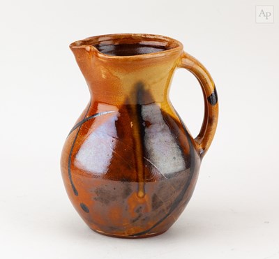 Lot 67 - CAROLE GLOVER; a slip decorated earthenware...