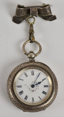 Lot 1532 - An early 20th century 935 grade silver fob...