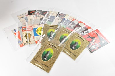 Lot 430 - A collection of football programmes comprising...