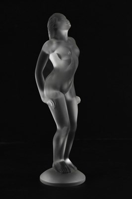 Lot 76 - LALIQUE, FRANCE; a large frosted glass model...