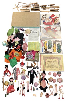 Lot 468 - A collection of various assorted puppet parts...