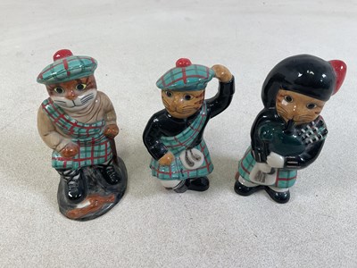 Lot 199 - QUAIL POTTERY; three Scottish character...