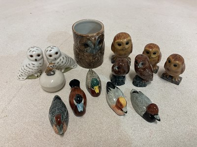 Lot 200 - QUAIL POTTERY; a quantity of cruets and...