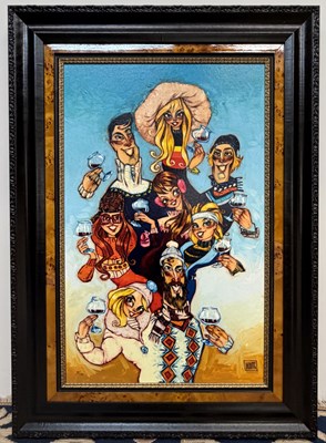 Lot 190 - TODD WHITE; a limited edition print, 'Ski Haus'...