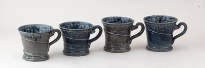 Lot 709 - WALTER KEELER (born 1942); four salt glazed...