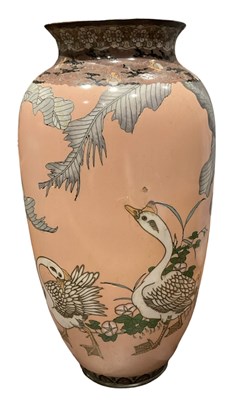 Lot 1026 - A late 19th century Japanese Meiji period pink...