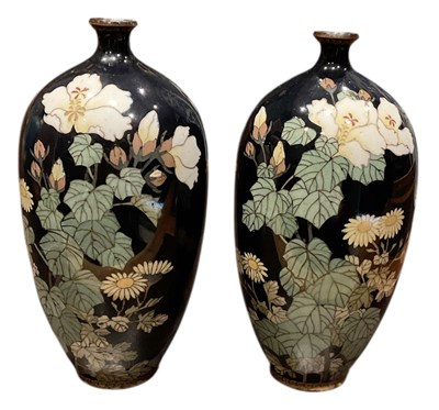 Lot 1018 - A pair of late 19th century Japanese Meiji...