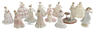Lot 510 - COALPORT; a limited edition porcelain figure, '...