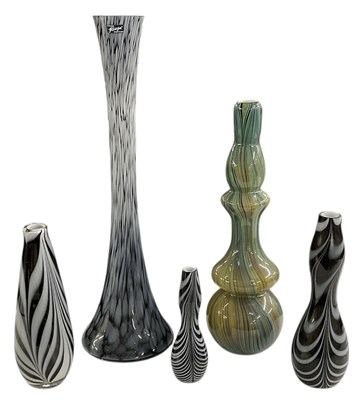 Lot 594 - ALICJA; a large modern Polish art glass narrow...