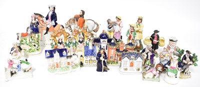 Lot 158 - A quantity of mainly 19th century ceramics,...