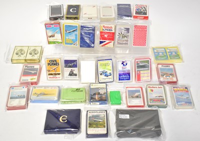 Lot 264 - CONCORDE; a variety of playing cards featuring...