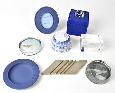 Lot 284 - CONCORDE; ten various boxed paperweights,...