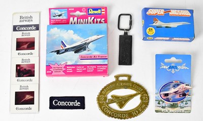 Lot 287 - CONCORDE; various collectible items, including...
