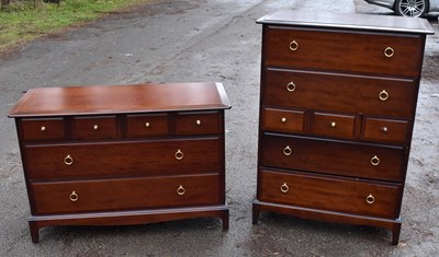 Lot 1739 - Two Stag chests of drawers